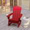 Flash Furniture Red Adirondack Rocking Chairs with Cupholder, 2PK 2-LE-HMP-1044-31-RD-GG - alternate 6